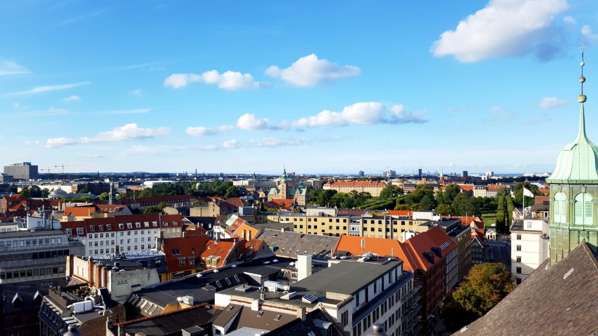 Panorama-Ansicht über Kopenhagen vom Rundetarn. Reiseblog Pilzli