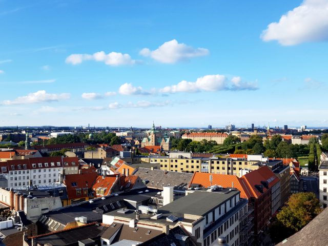 Panorama-Ansicht über Kopenhagen vom Rundetarn. Reiseblog Pilzli