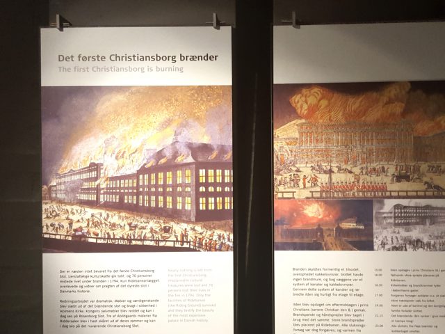 Ruinen in Christiansborg. Die Geschichte vom Brand der Christiansborg. Reiseblog pilzli