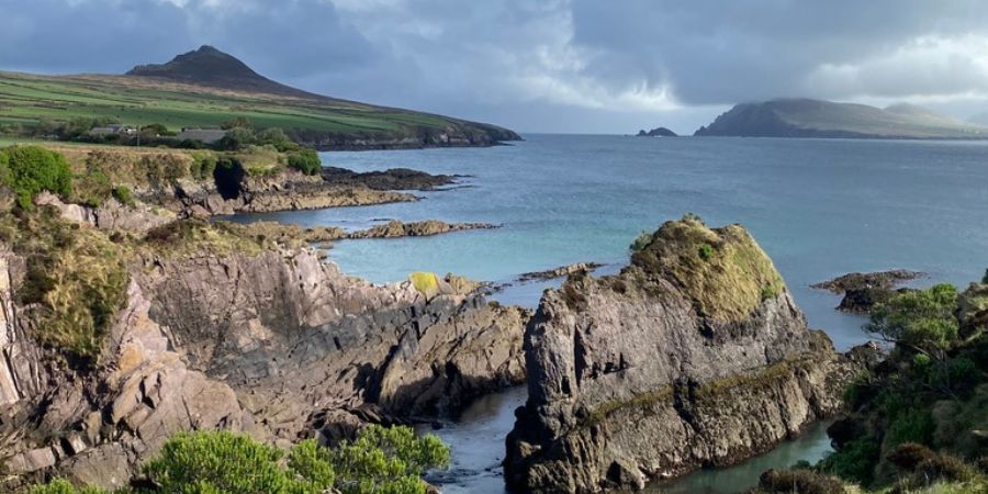 Blick über eine Bucht in Irland ©privat